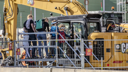 Tunnelbaustelle der Bahn Mï¿½nchen